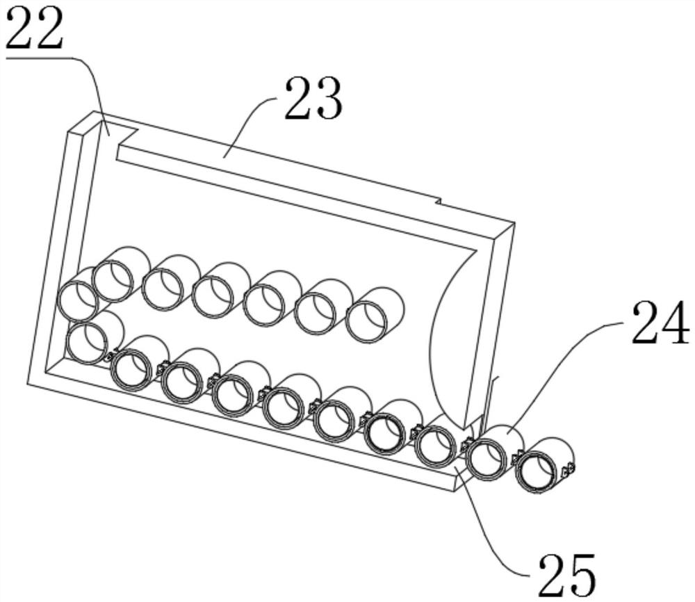 Auxiliary film feeding device for medical ultrasonic probe