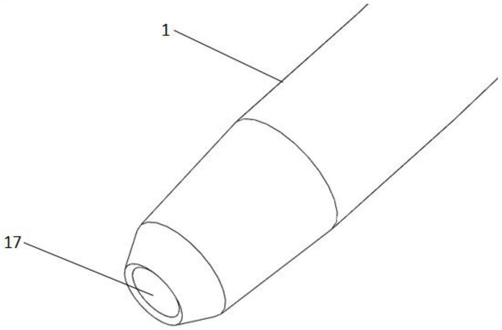 Subcutaneous implantable type improved biliary tract drainage tube