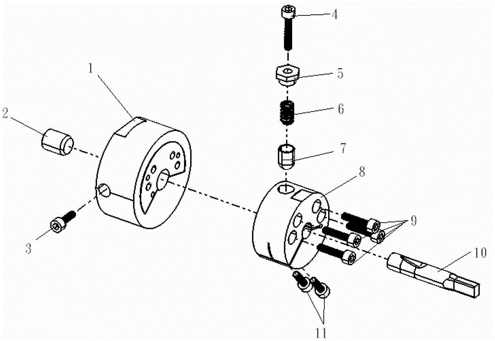 Precise ball lock positioning gripping head