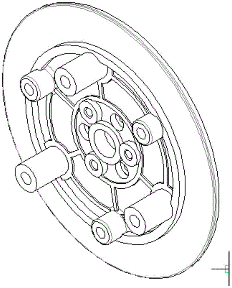 Novel friction type toy top