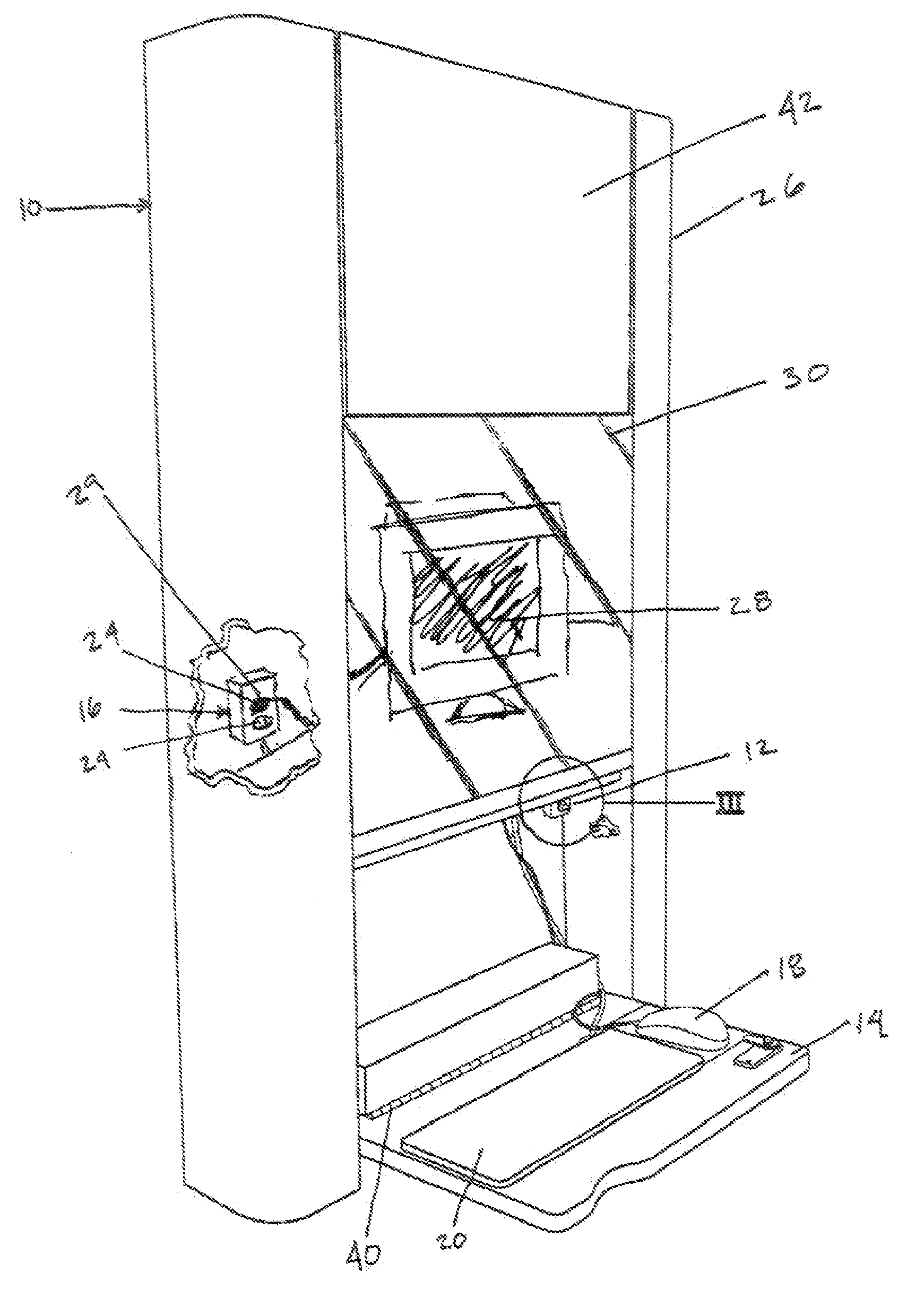 Privacy Protecting Wall-Mounted Workstation