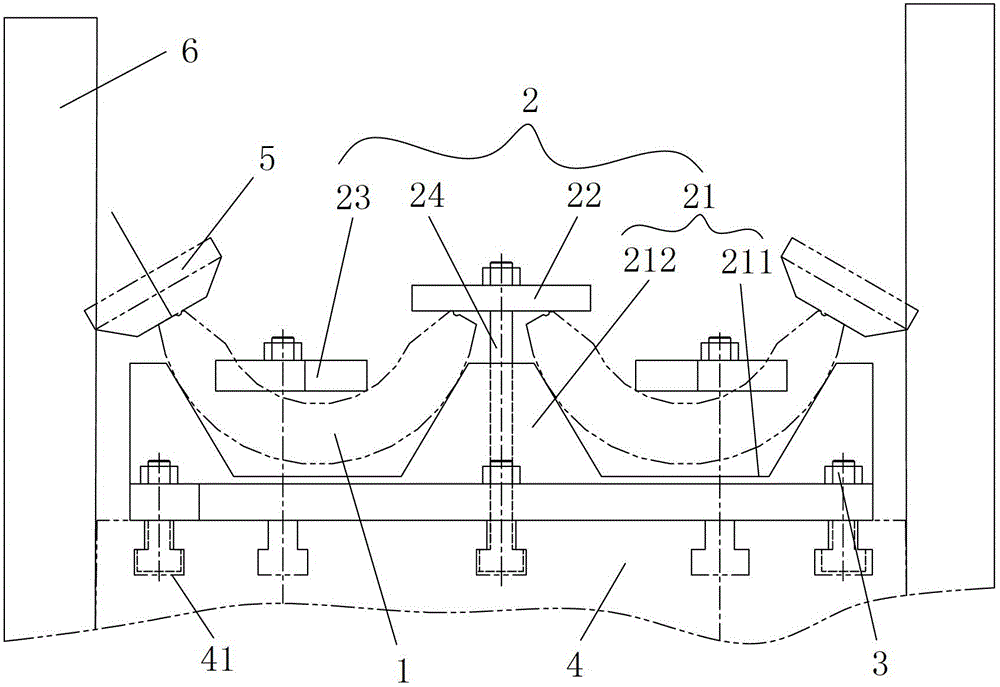 Semifocal chord pipe groove processing method and device