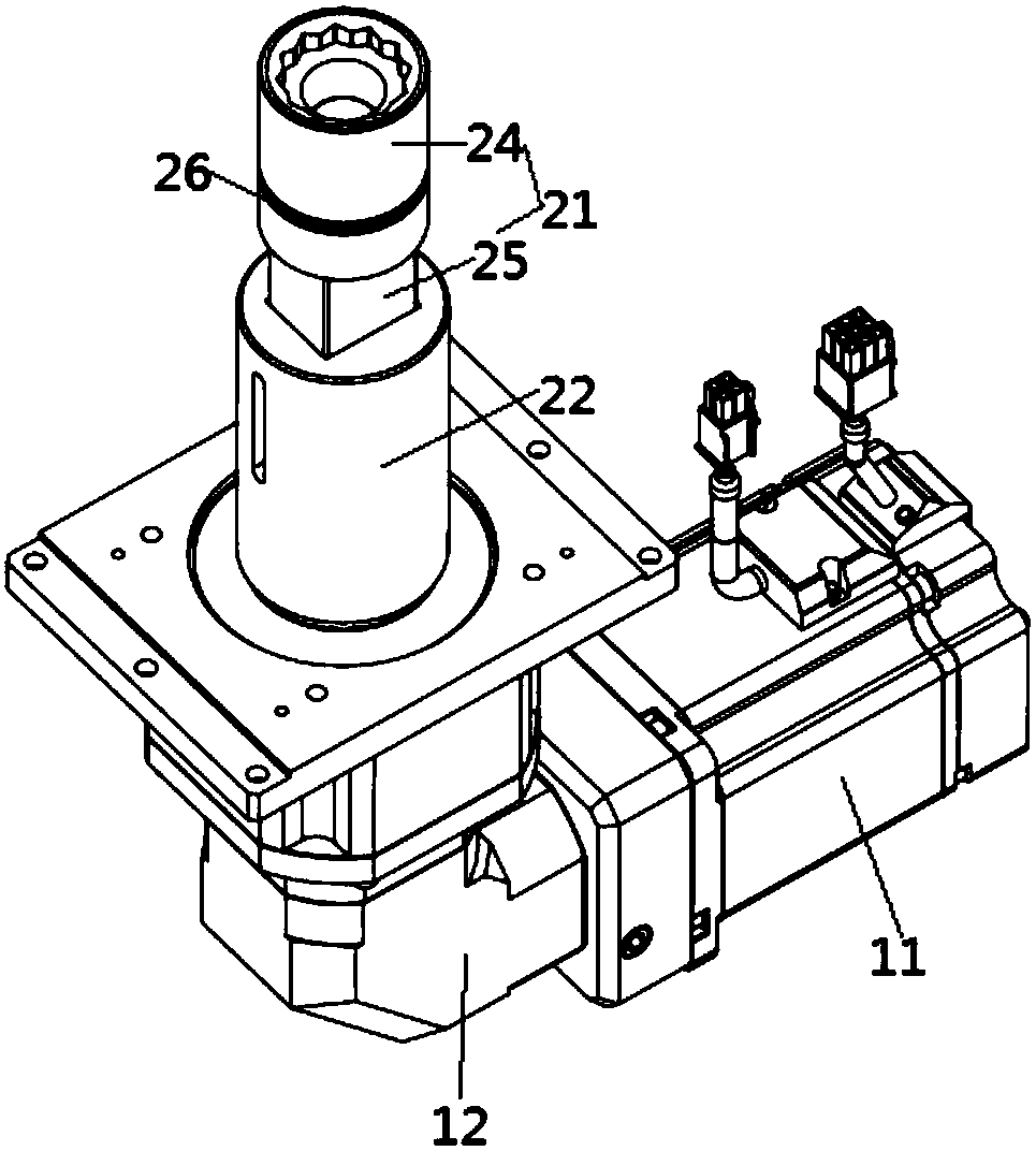 Bolt tightening mechanism and battery pack mounting bracket