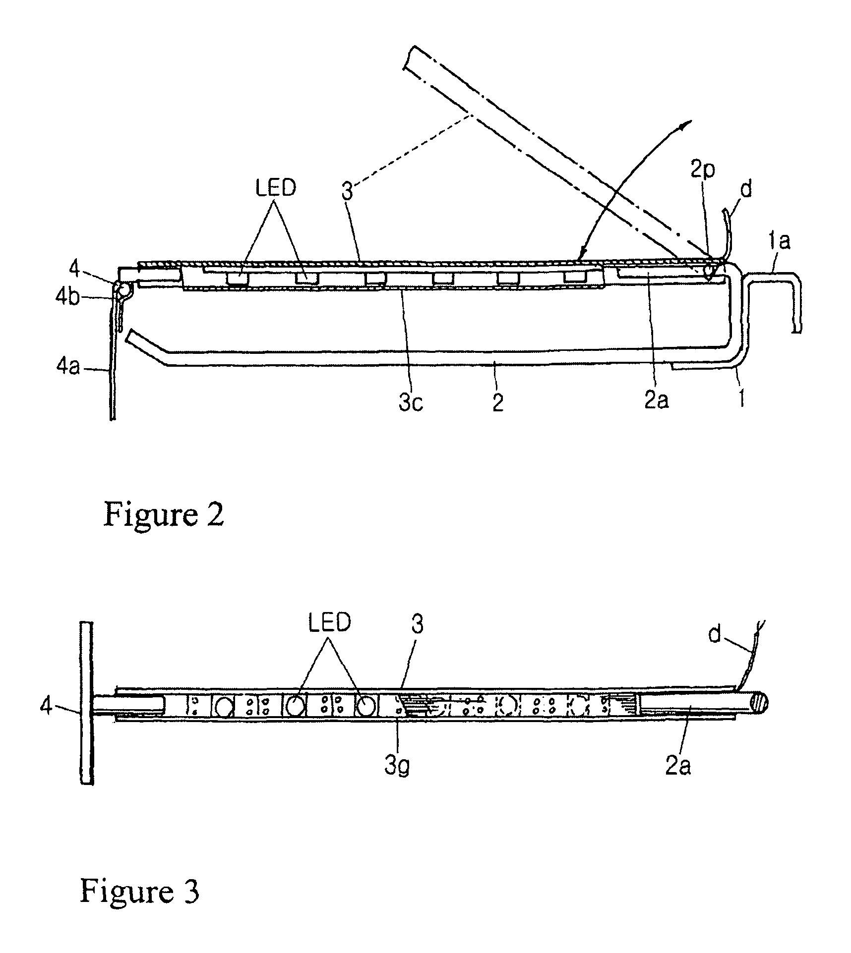 Hanger with a display light bar