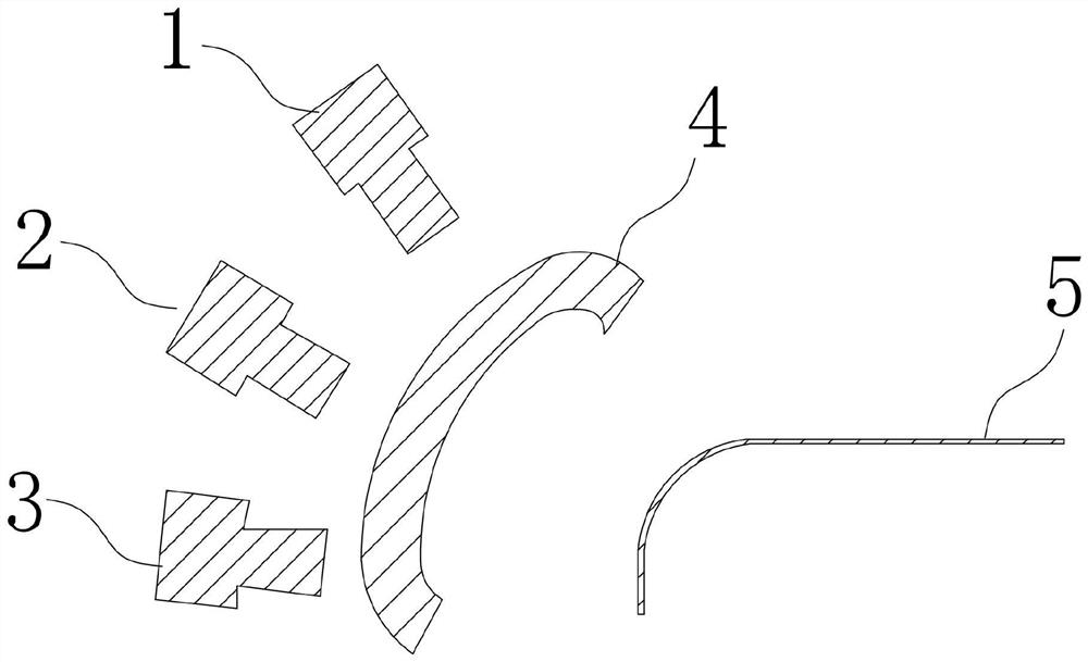 Mobile phone glass cover plate 3D arc edge defect detection method