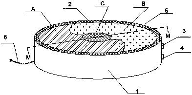 A moxibustion cushion