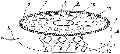 A moxibustion cushion