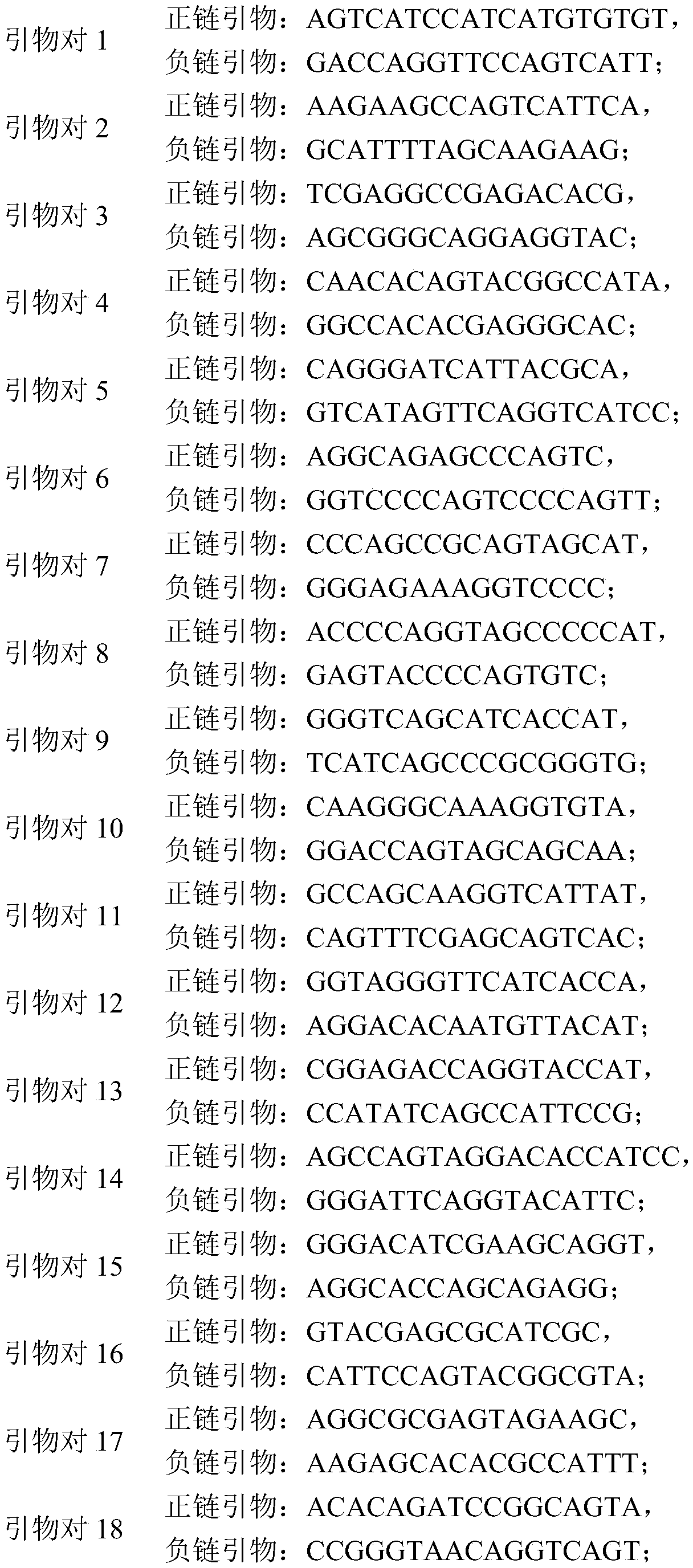 Phenylketonuria monogenic disease mutation detection primer set, kit and method