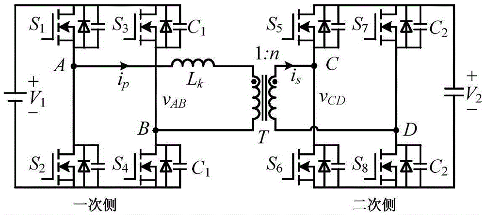 Current critical continuous unified control method for bidirectional DC-DC converter