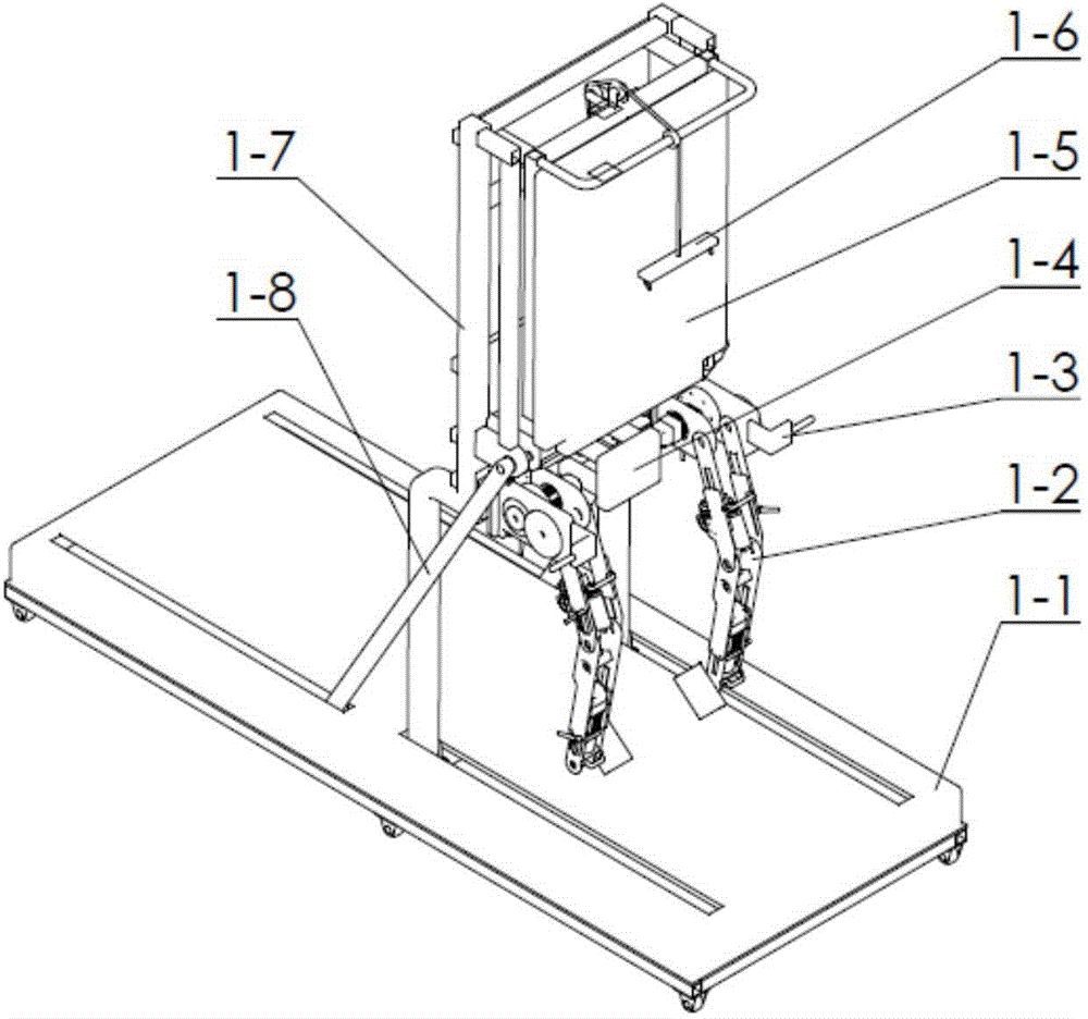 Multiple-pose lower limb rehabilitation training robot