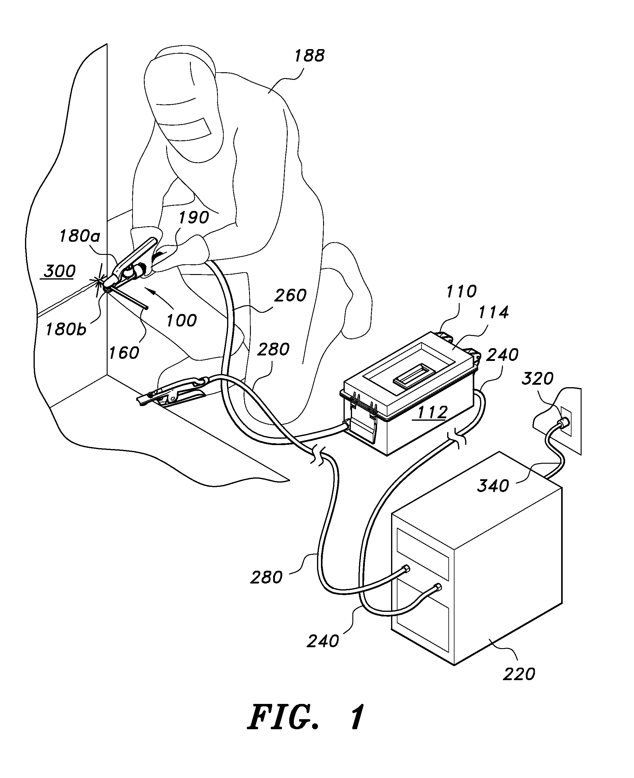 Electrode Holder with Automatic Power Cutoff