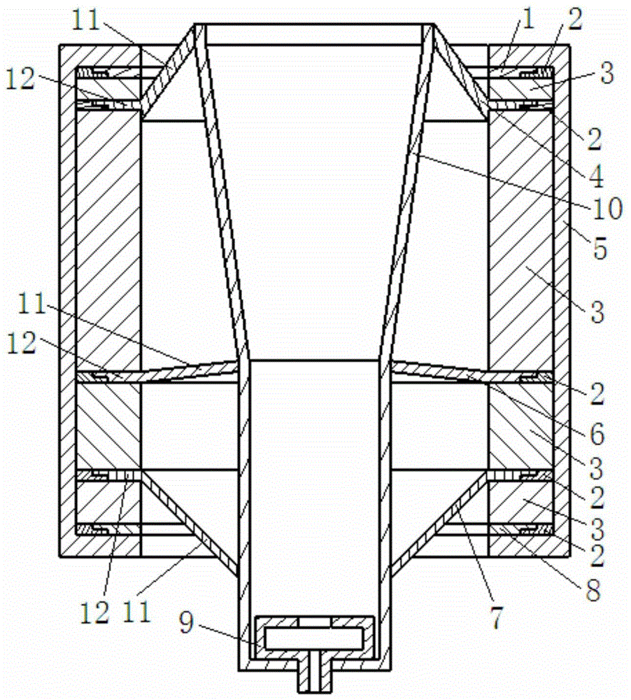 A multi-stage tangential magnetic field plasma thruster with channel magnetic field guiding structure