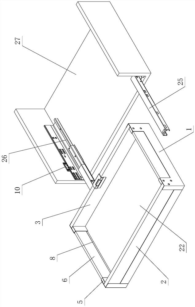 Optimized furniture drawer illumination structure