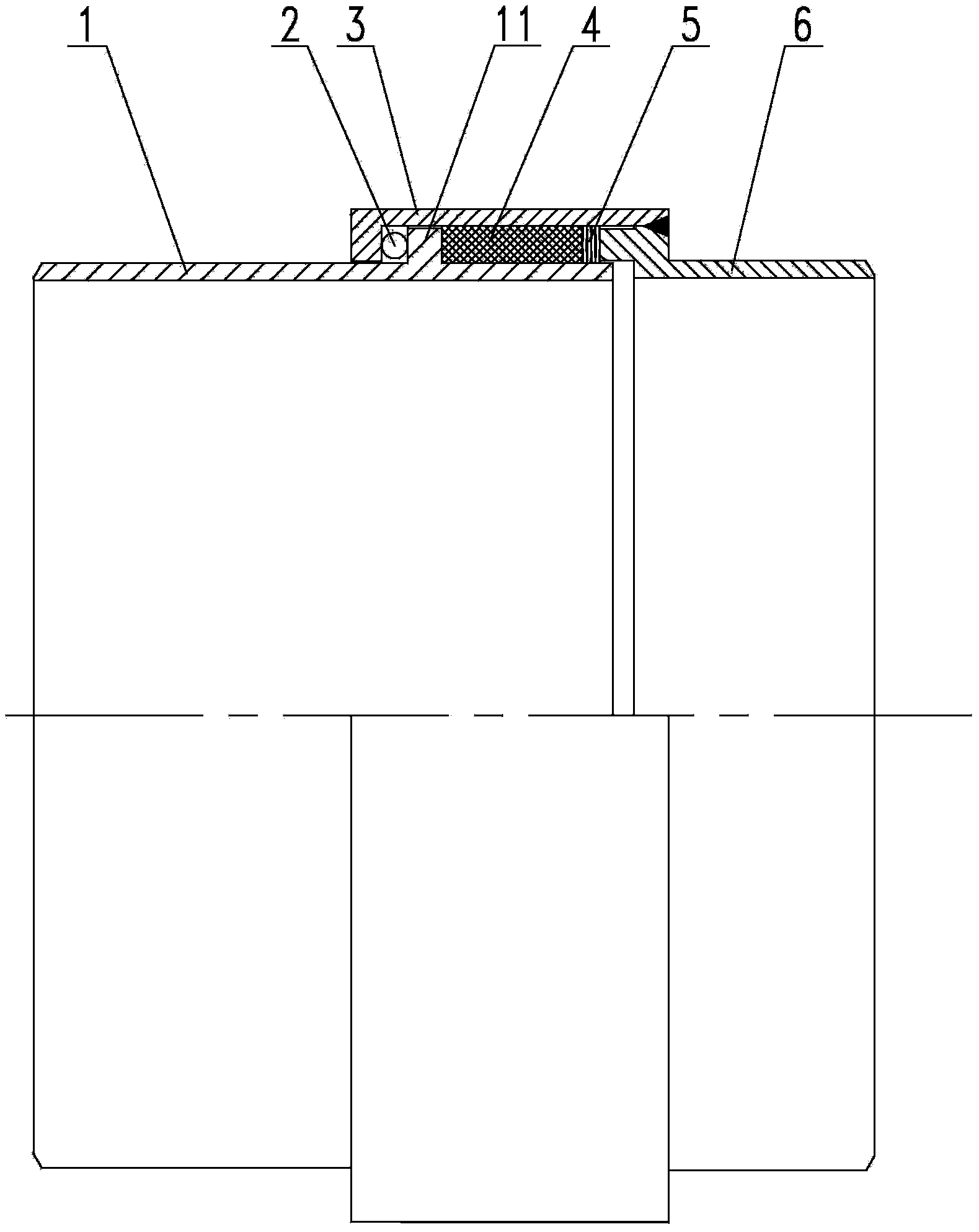 Ultra-high pressure self-sealing rotary compensator