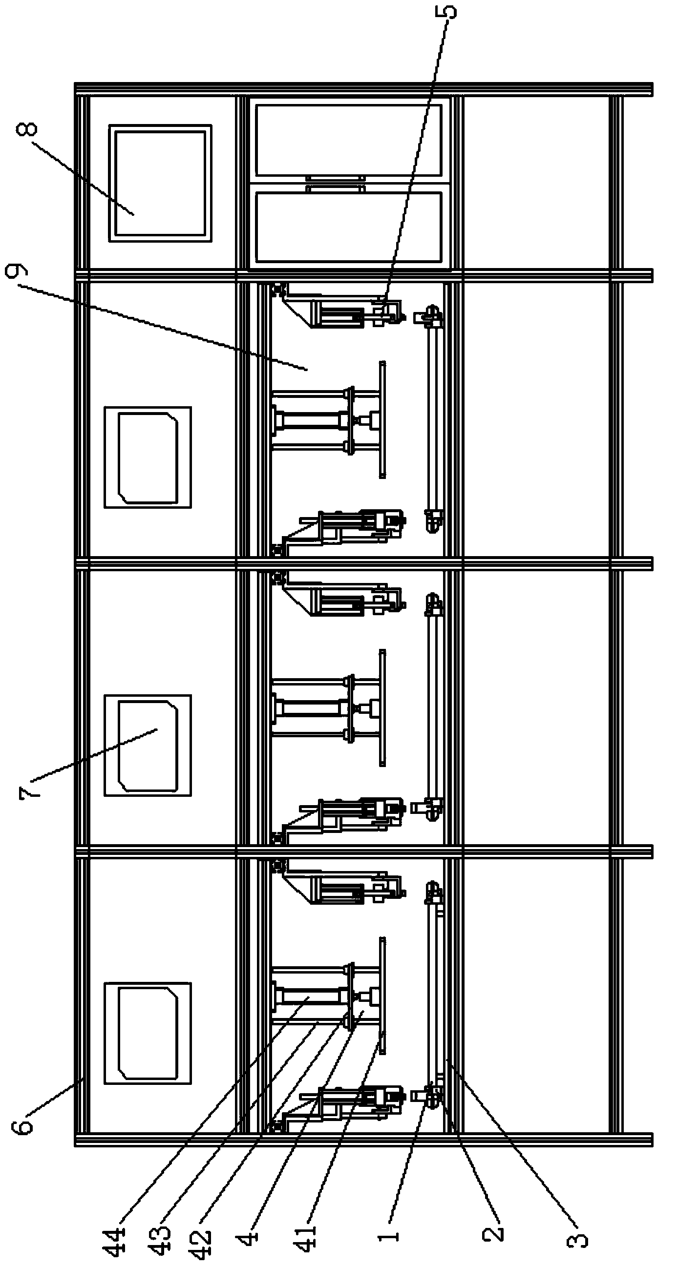 Quick-vacuum-pumping negative-pressure dry type leakage detecting device