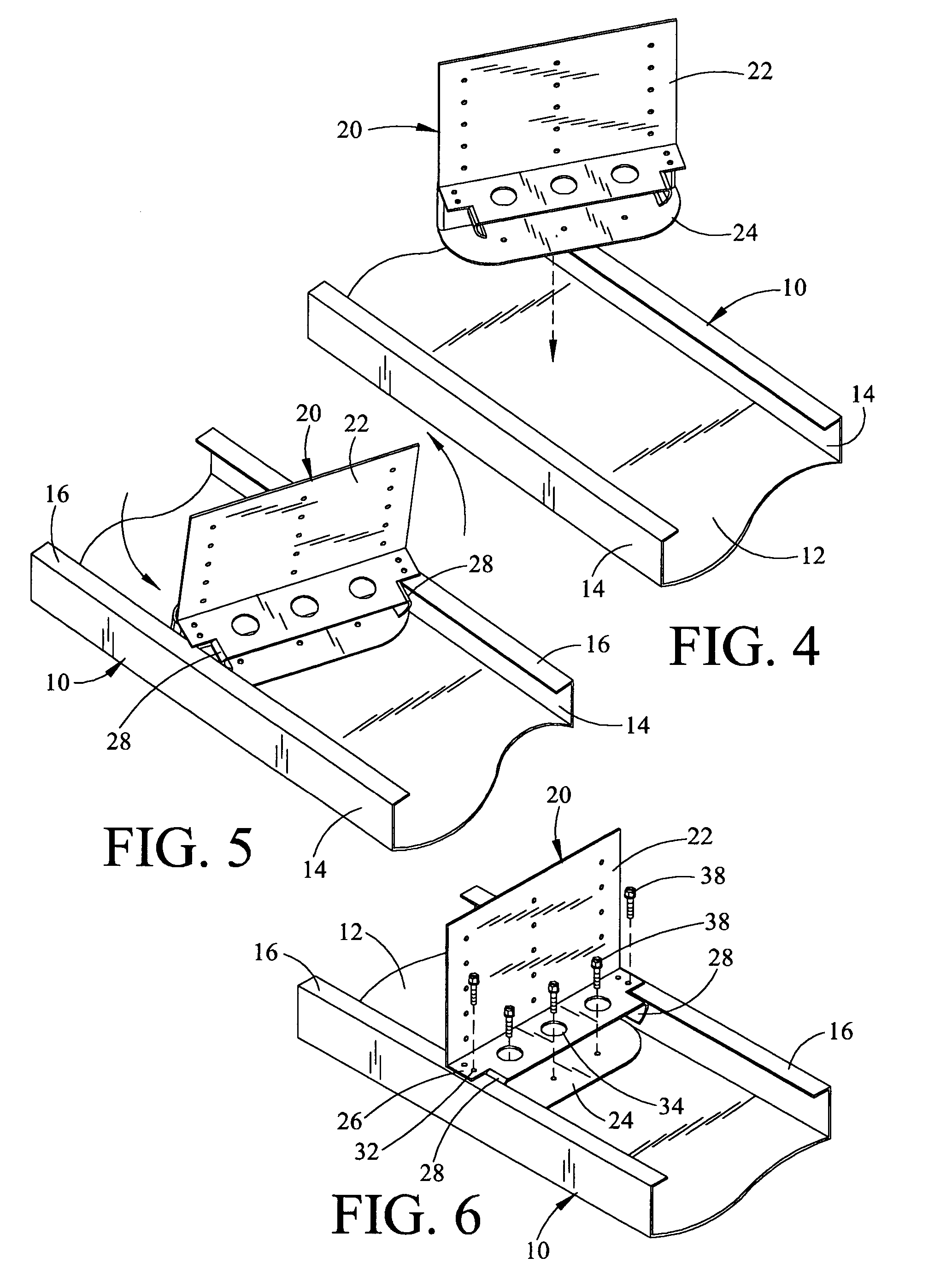 Connectors, tracks and system for smooth-faced metal framing