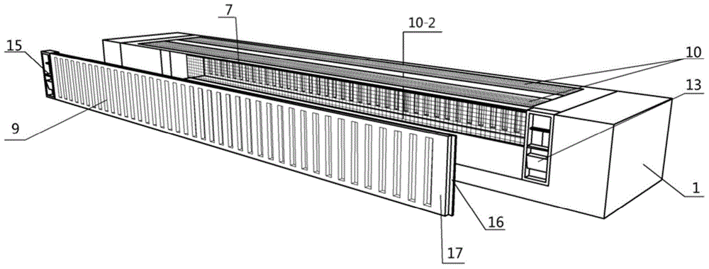 Passive heat collecting, sunshading and ventilation integrated window