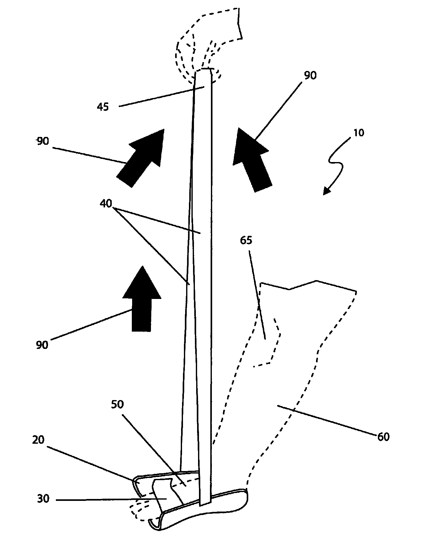 Leg rehabilitation strap