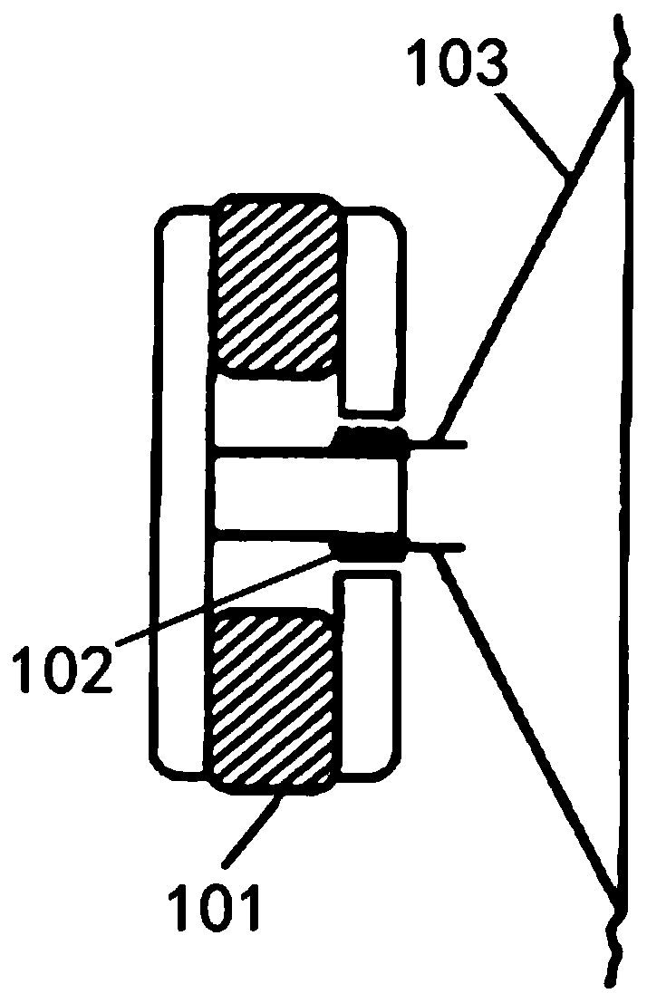 An electroacoustic transducer and a moving coil electrostatic composite speaker