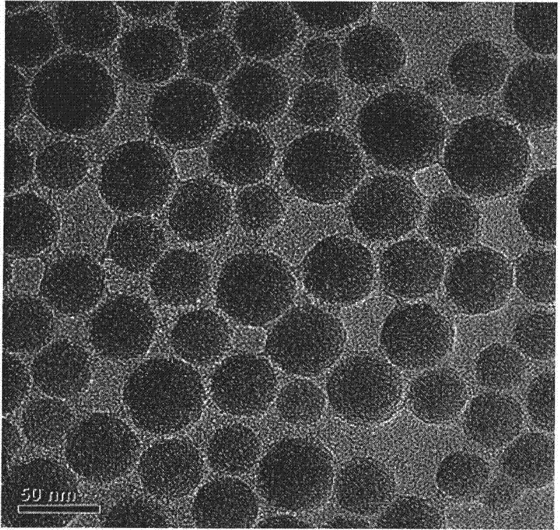 Gadolinium-containing silicon dioxide nanosphere magnetic resonance contrast agent and preparation method thereof