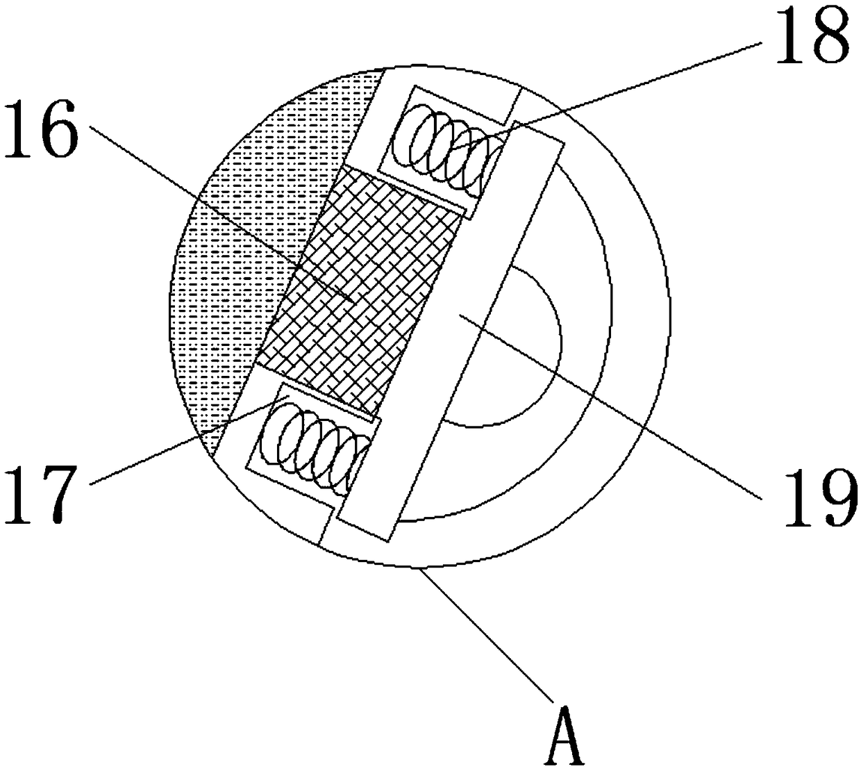 Adjustable planting device for soilless culture