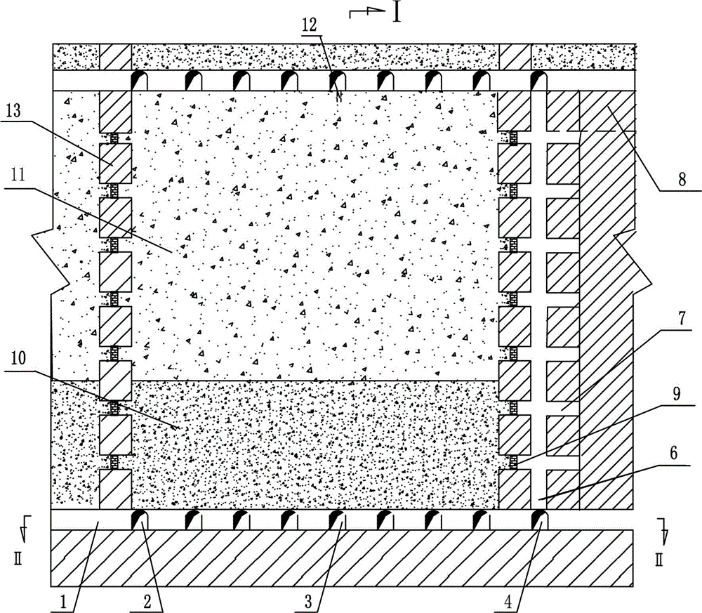 Safe and high-efficiency mining method for metal mine in mountainous area