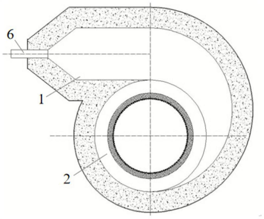 Glass body melting gasification furnace, gasification system and gasification method