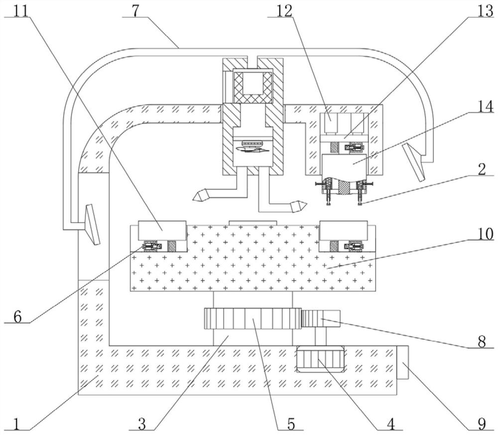 Multi-station stamping device with automatic positioning function and using method thereof