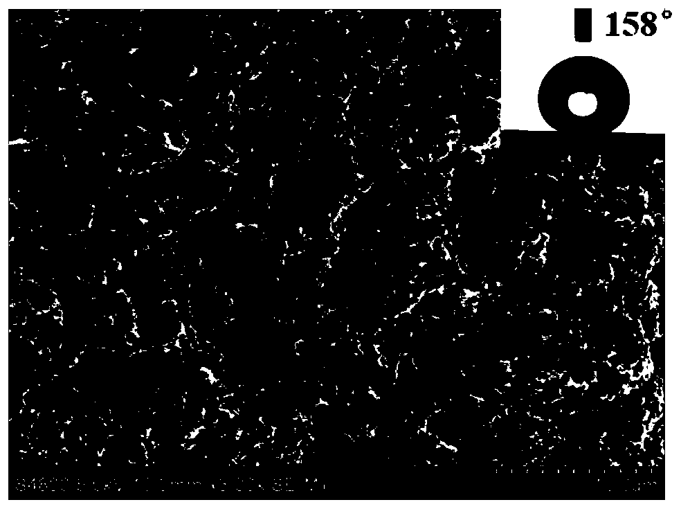 Super-hydrophobic self-cleaning radiation cooling film and preparation method thereof