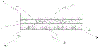 Reflective flame retardant ribbon for micro-prism and manufacturing method of reflective flame retardant ribbon