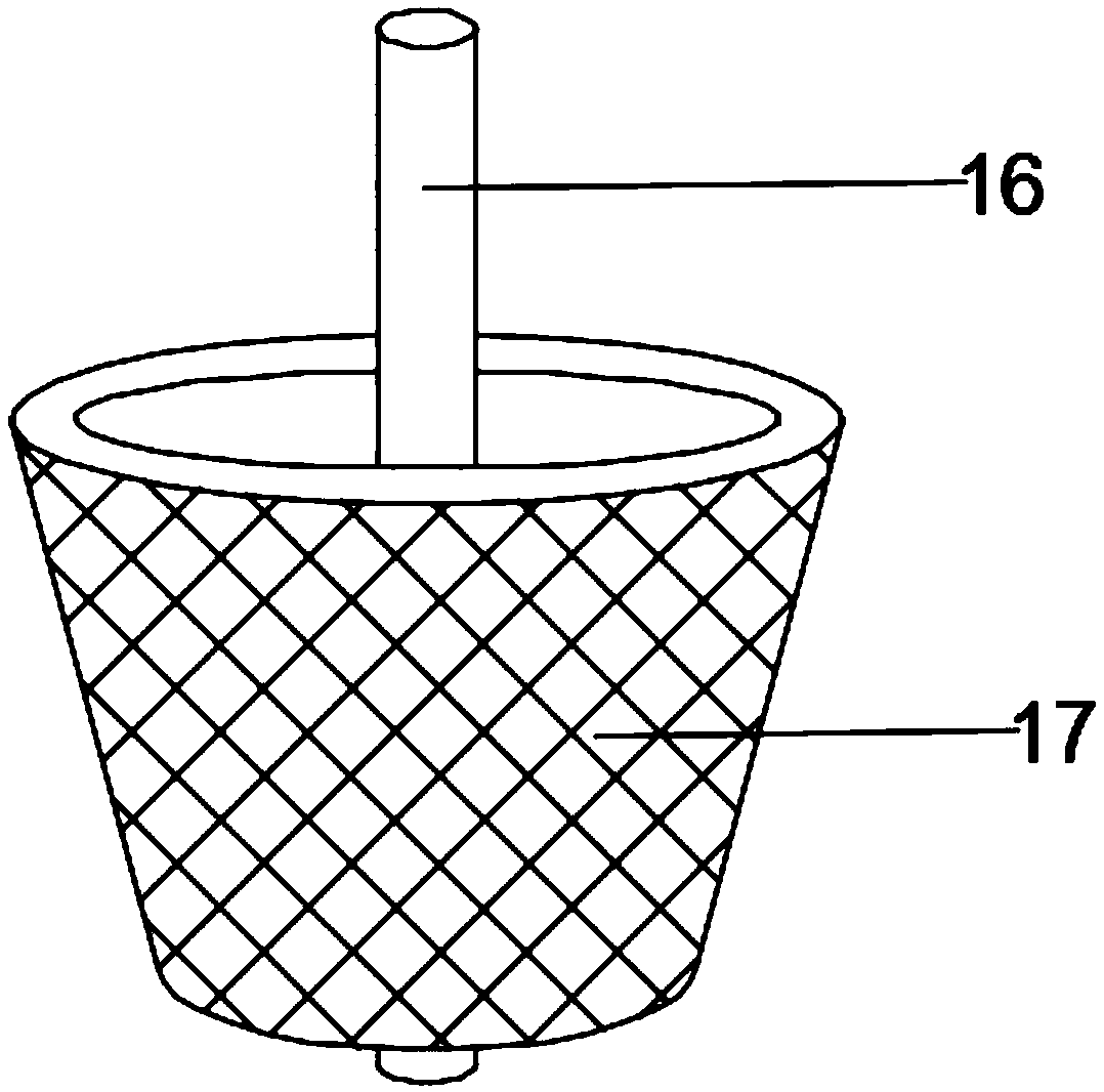 Smell volatilization type trapping equipment for insects in farmland