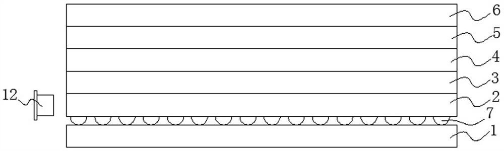 Glass light guide plate and glass diffusion plate fused backlight structure