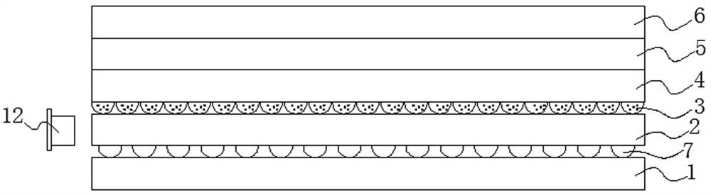 Glass light guide plate and glass diffusion plate fused backlight structure