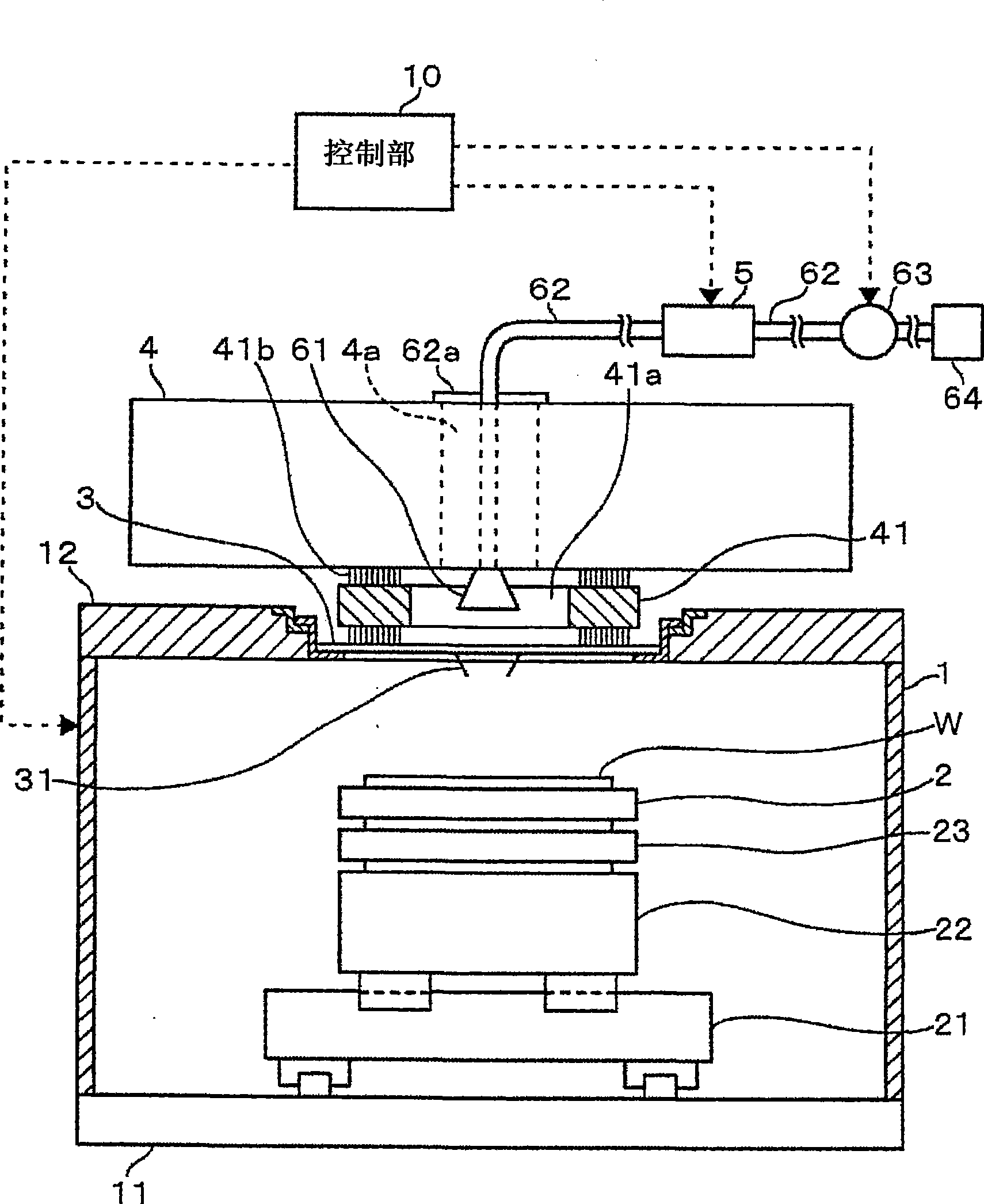 Detecting device and detecting method