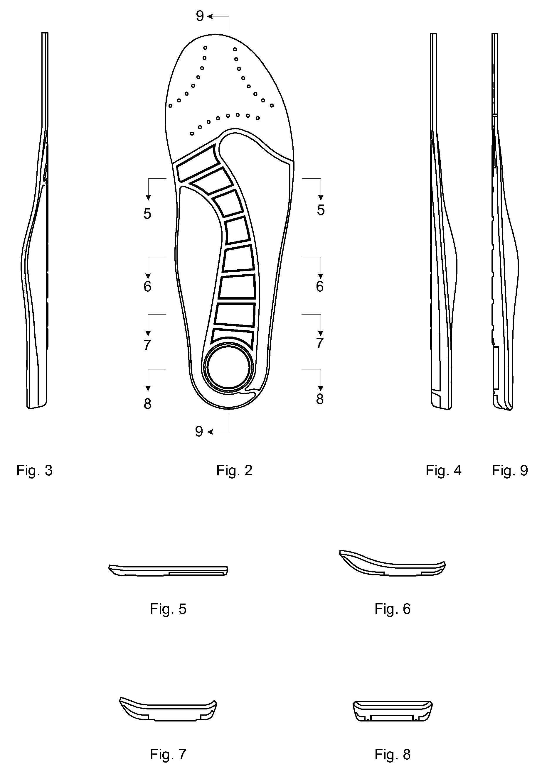 Shoe insole with improved support and motion control