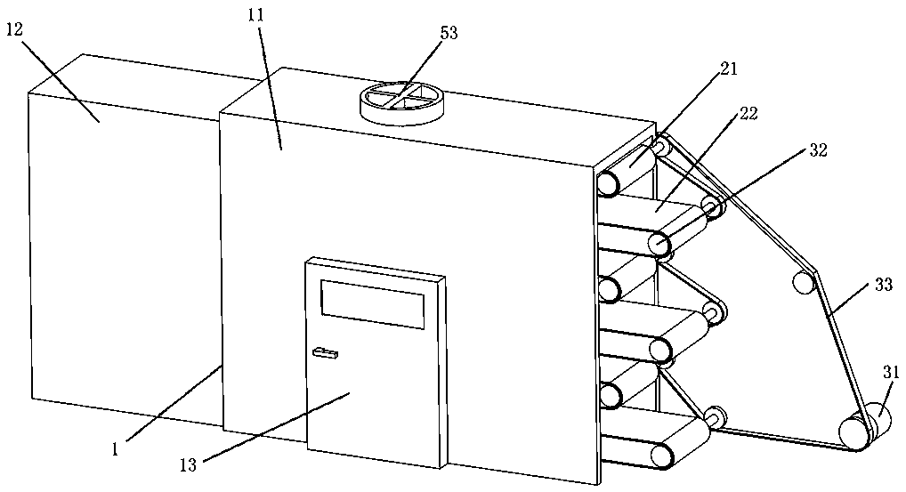 Sheet jelly drying device