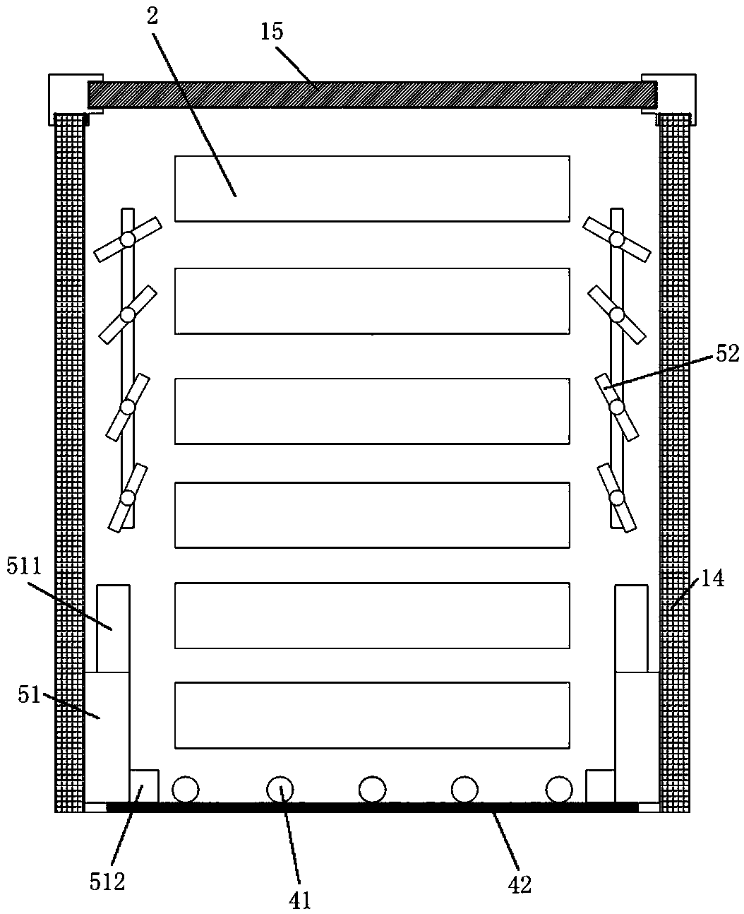 Sheet jelly drying device