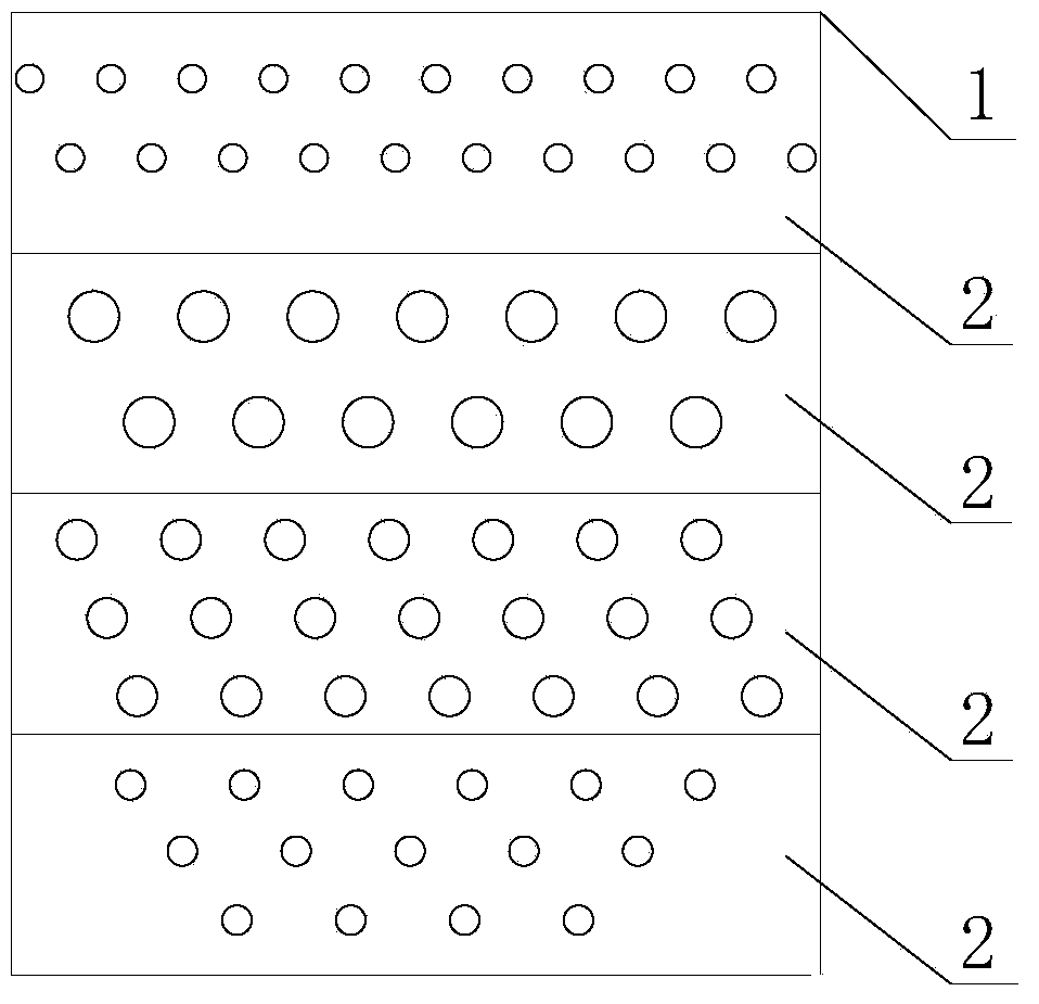 Design method, structure and application of resonance type silencer inside waste heat boiler