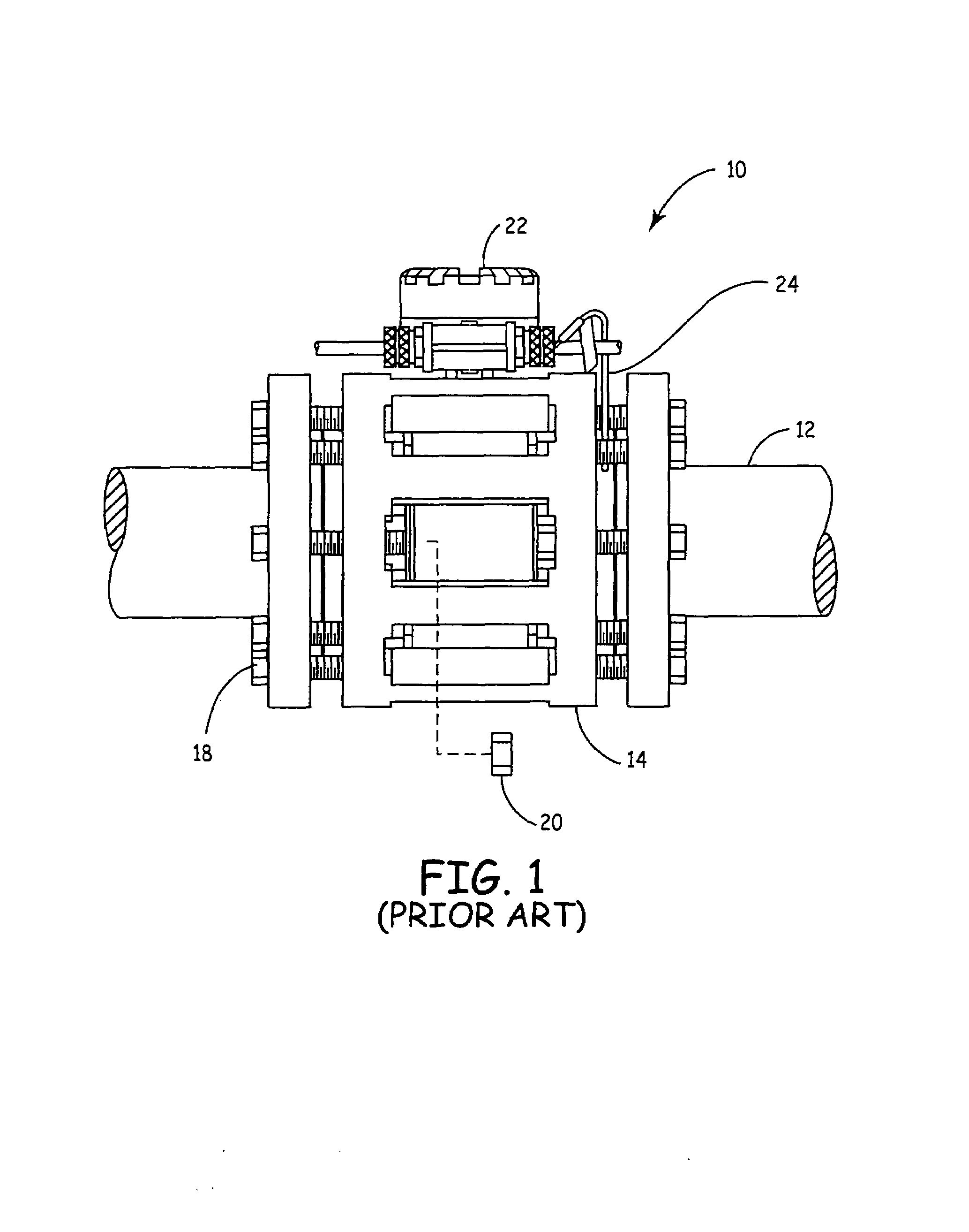 Flow-through conductivity sensor