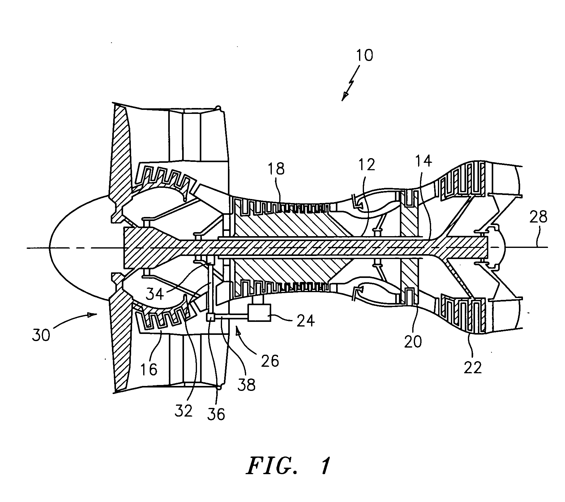 Apparatus for driving an accessory gearbox in a gas turbine engine