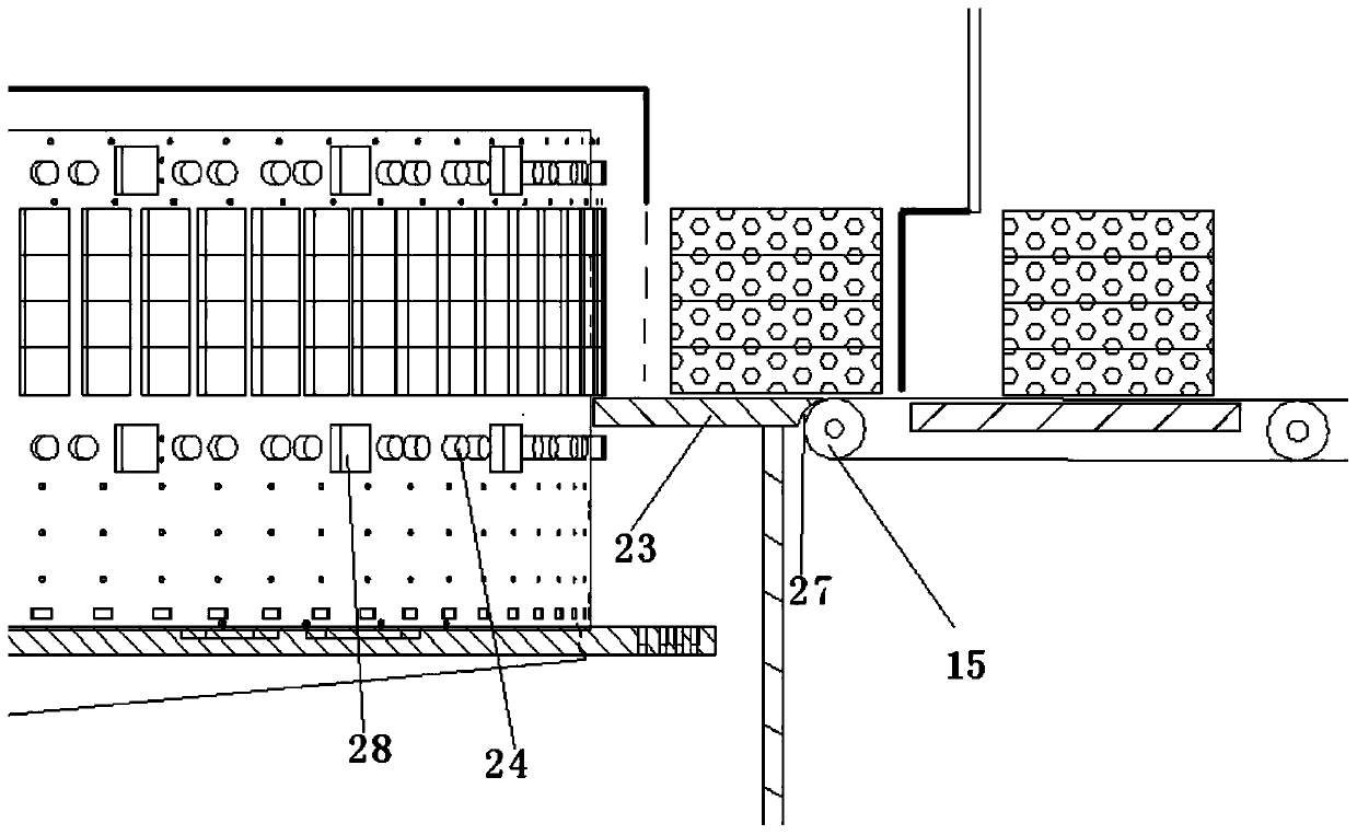 A red mud permeable brick sintering equipment