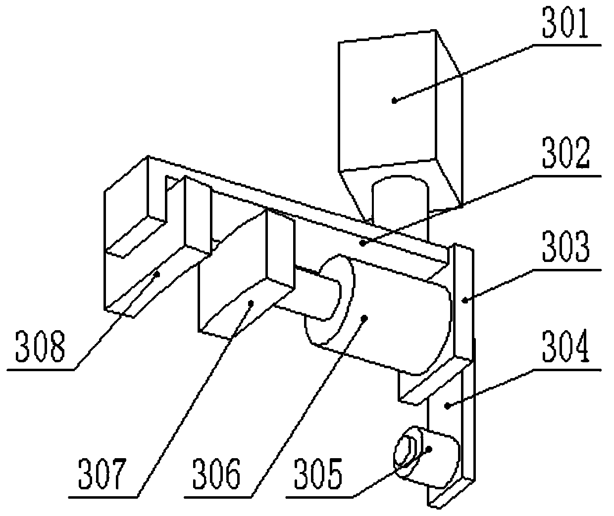 Abandoned steel pipe sorting device for constructional engineering