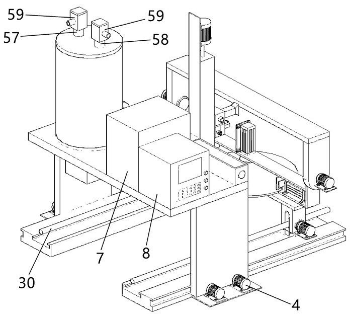 Equipment for spraying automobile protection plate and spraying process thereof