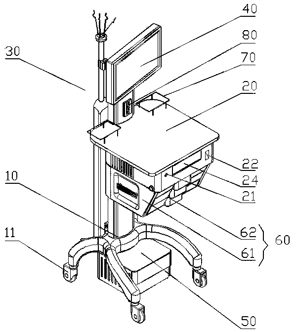 A mobile medical vehicle capable of monitoring infusion conditions