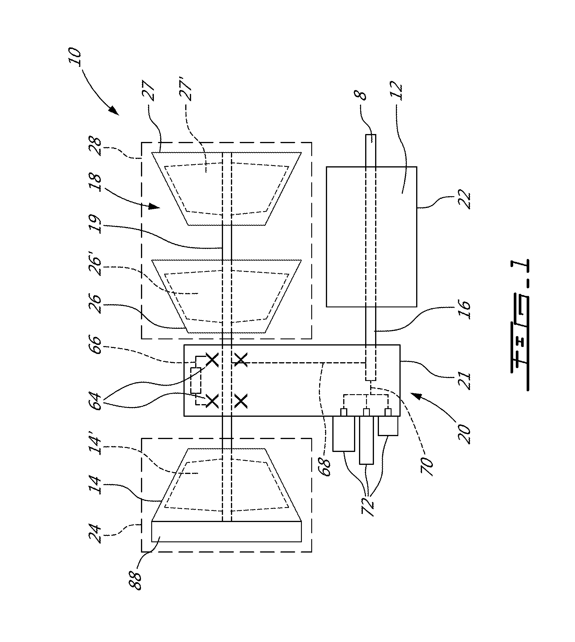 Compound engine assembly with mount cage