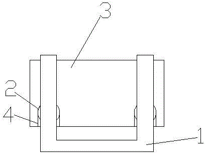 Novel automobile part storage frame