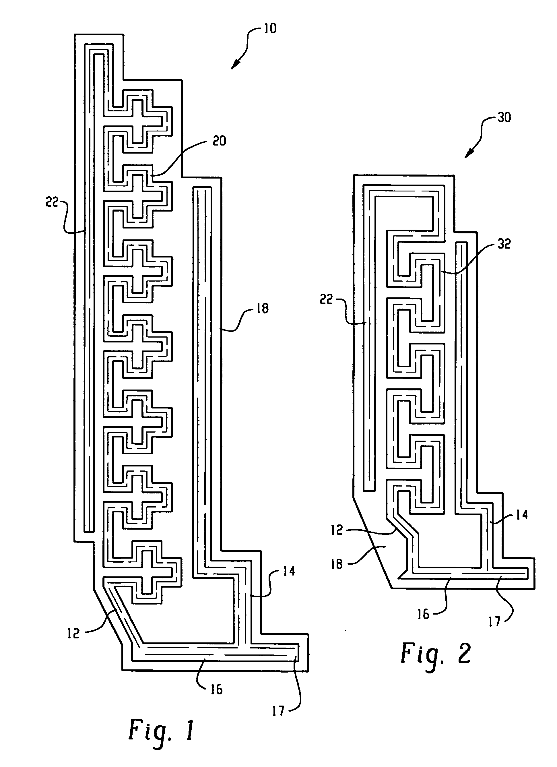 Multi-band monopole antennas for mobile communications devices