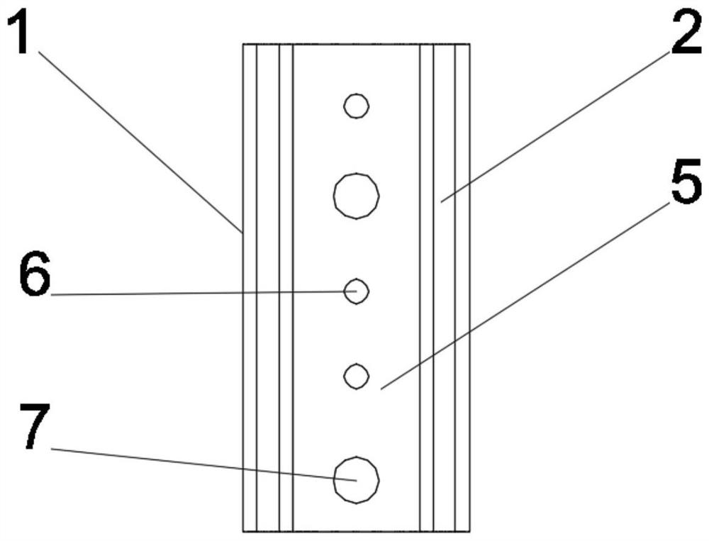 High-efficiency and energy-saving aluminum profile frame module system for display wall