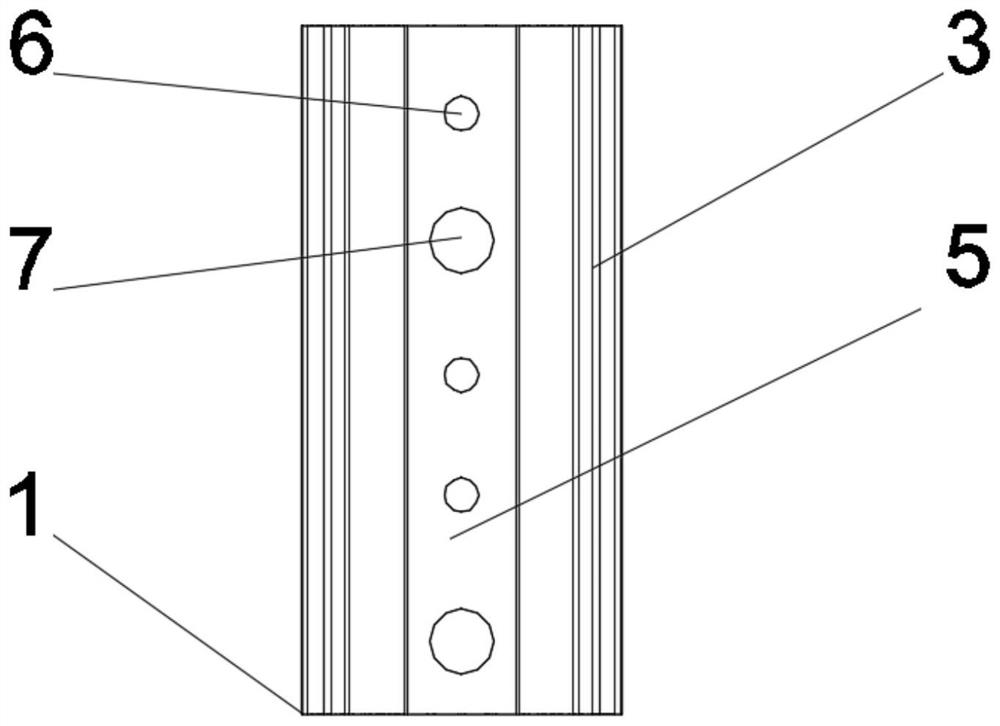 High-efficiency and energy-saving aluminum profile frame module system for display wall