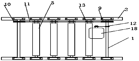 Chain wheel conveyor